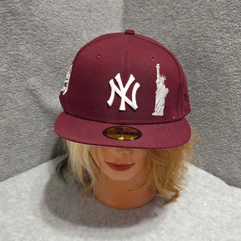 NEW ERA New York Yankees 59FIFTY 7 3/4 Burgundy Cooperstown 1996 World Series